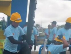 DPU Makassar Bersih-bersih di Waduk Tunggu Pampang di Hari Bakti PU