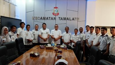 Camat Tamalate Terima Audiensi KONI