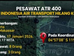 Pesawat ATR 42-500 Tujuan Yogyakarta -Makassar Hilang Kontak di Maros