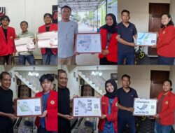 Mahasiswa KKN Unhas Serahkan Peta Administrasi RW & Peta Aliran Drainase Kel. Tamalanrea Indah