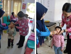 Puskesmas Kota Gelar POPM di Posyandu Kemala Bhayangkari