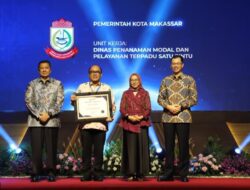 DPM-PTSP Makassar Ukir Sejarah, Raih WBK dari Menteri PANRB
