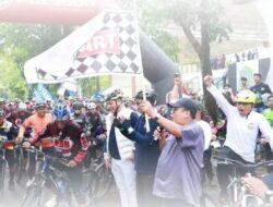 Bupati Takalar Daeng Manye Melepas Fun Bike, Simbol Kebersamaan Rayakan HUT ke-66 Kabupaten Takalar