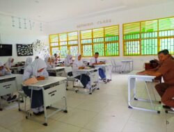 Suasana UAS di SMAN 2 Enrekang