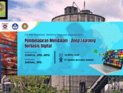 Nantikan ! Angkatan Muda PGRI Maros dan Semen Bosowa Gelar Workshop Deep Learning Berbasis Digital