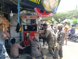 Kondusif, Penertiban 60 Lapak di Poros BTP