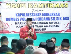 “NGOPI KAMTIBMAS” di Barombong Kecamatan Tamalate