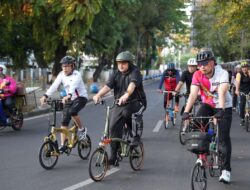 Appi Gowes Pantau Kebersihan Kota Makassar 