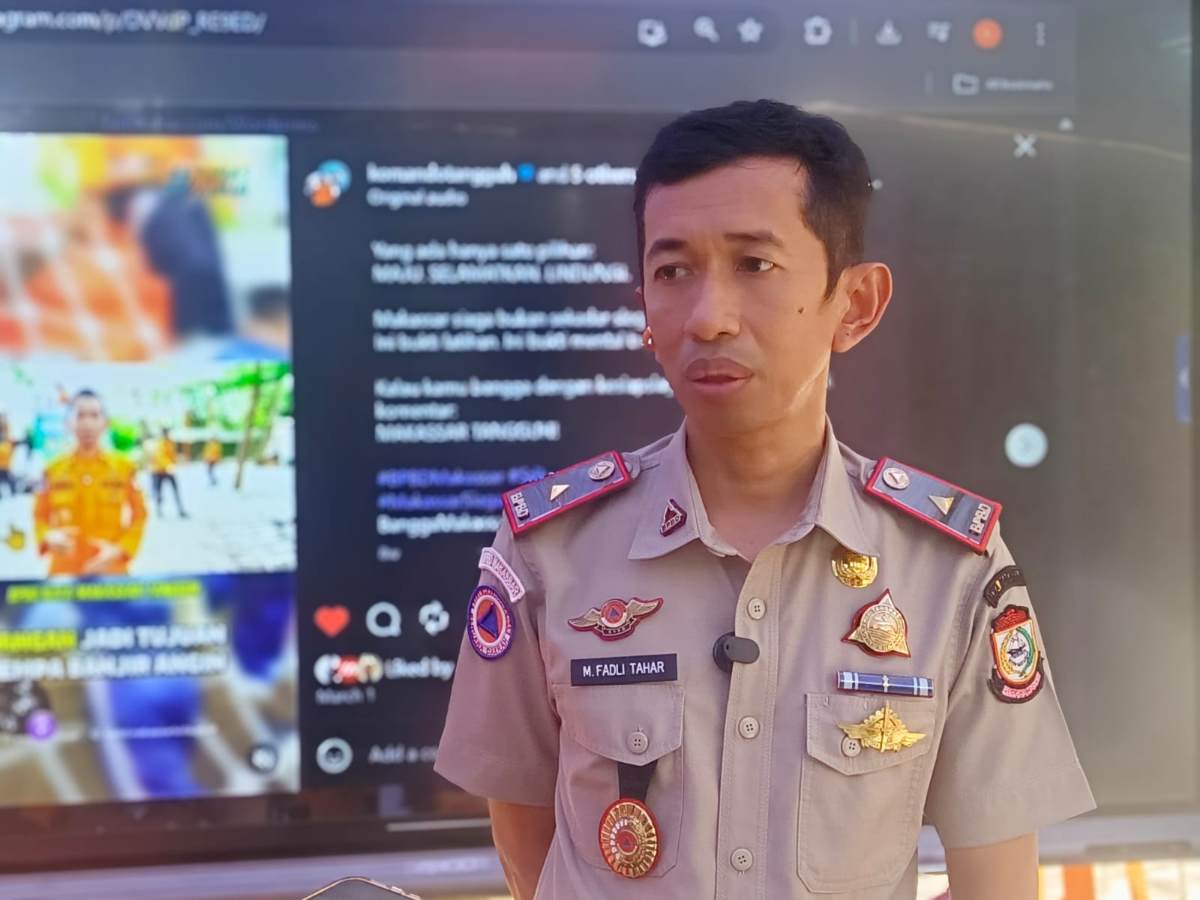 Kepala Pelaksana (Kalaksa) BPBD Kota Makassar, Fadli Tahar