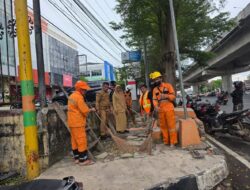 Kecamatan Panakkukang Benahi Trotoar Jalan Nasional di Pettarani