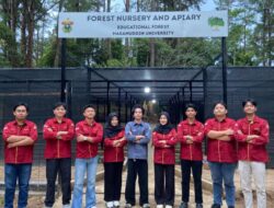 Mahasiswa MKPK Fakultas Kehutanan Unhas dan KHDTK Hutan Pendidikan Unhas Kerjasama Pembuatan Persemaian Permanen