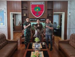 Ketua PWI Sulsel Terpilih Audiensi ke Kasdam XIV Hasanuddin 