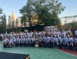 Paskibra SMAN 5 Makassar Raih Juara Umum Lomba Piala Bergilir Kapolrestabes