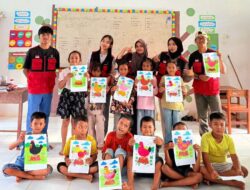 Mahasiswa KKN Unhas Dorong Kreativitas Anak lewat Lomba Mewarnai di SDN 3 Betao