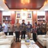 Kanwil DJP Sulselbartra Audiens ke Kapolda Sulsel