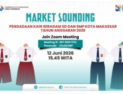 Disdik Makassar Lakukan Market Sounding Pengadaan Kain Seragam SD dan SMP Tahun Anggaran 2026