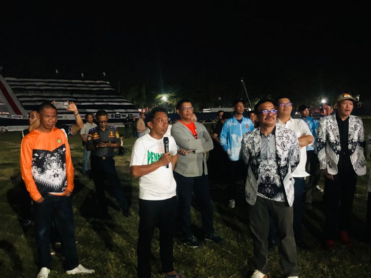 Bupati Sidrap Syaharuddin Alrif memimpin langsung gladi bersih untuk pembukaan