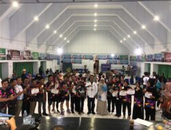 Kembali Berlayar, PGRI Bulukumba Sabet Emas di Cabor Tenis Meja