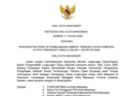 Instruksi Wali Kota Makassar Nomor 3 Tahun 2026: Pemilahan Sampah Wajib Dimulai dari Sumber