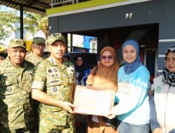 Gerak Cepat, Kodim 1408/Makassar Hadir di Tengah Kesulitan Korban Kebakaran Tallo