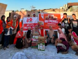 PKS Makassar Gelar Peduli dan Trauma Healing bagi Korban Kebakaran di Kelurahan Tallo