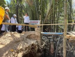 Kadis PU Dampingi Wali Kota Tinjau Progres Pembangunan Jembatan Kaccia di Barombong