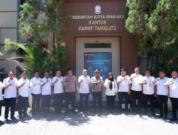 Camat Tamalate Terima Kunjungan Kapolsek, Sepakati Penertiban Pembakaran dan Pembuangan Sampah