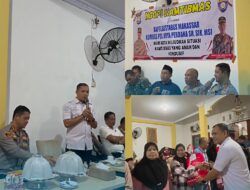 Camat dan Kapolsek Tamalate Dampingi Kapolrestabes Makassar Serahkan Bantuan Sembako di Bontoduri
