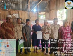 BAZNAS – DMI Selayar Serahkan Santunan Pada Istri Korban Kapal Tenggelam yang Baru Melahirkan.