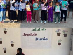 Buka Jendela Dunia Lewat Buku, Mahasiswa KKN Gelar ‘Kelas Inspirasi’ di Perpustakaan Syakira Malewang
