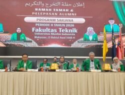 Fakultas Teknik UMI Lepas 196 Alumni, Prodi Elektro Luluskan 32 Alumni