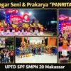 Tampil Spektakuler! 50 Penari SMPN 20 Makassar Curi Perhatian di Semarak Pesta Rakyat Kecamatan Manggala