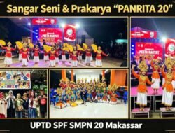 Tampil Spektakuler! 50 Penari SMPN 20 Makassar Curi Perhatian di Semarak Pesta Rakyat Kecamatan Manggala
