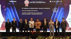 PT Federal International Finance (FIFGROUP) raih dua penghargaan dalam ajang penganugerahan TOP GRC Awards 2026 yang digelar pada Rabu, 9 September 2026 di Dian Ballroom, Hotel Raffles, Jakarta.