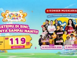 Presale Tiket Konser Musikaria Adira Festival 2026 Resmi Dibuka