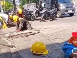 DPU Makassar Normalisasi Drainase Jl. Rusa