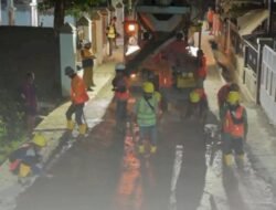 Dinas PU Makassar Rekonstruksi Jalan Beton di Lanraki