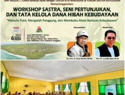 Hadirkan Maestro, SMPN 1 Tomia Siapkan Workshop Sastra dan Seni Pertunjukan Berbasis Kearifan Lokal