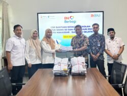 Melalui BNI Berbagi, CSR Bantuan seragam Sekolah Untuk Siswa SD dan SMP Tahun 2026 Diterima Langsung Kadis Pendidikan Kota Makassar Untuk Disalurkan