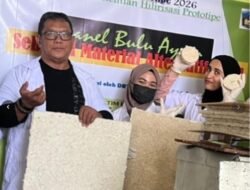 Tim Periset UMI Kembangkan Panel Bulu Ayam Jadi Material Alternatif Interior