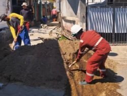DPU Makassar Pasang Paving Blok di Jl. Bonto Duri 6