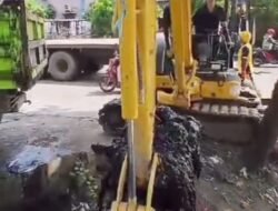 DPU Makassar Normalisasi Saluran Sekunder di Jalan Sultan Abdullah