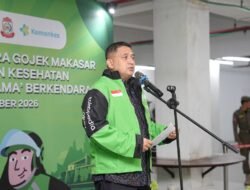 Sapa Pengemudi Gojek, Munafri Tekankan Pentingnya Cek Kesehatan dan Jaminan Sosial