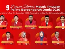 9 Ilmuwan Unhas Masuk World’s Top 2% Scientists 2026