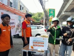 Berdayakan UMKM, Rumah Zakat Sulsel Tebar Kebaikan Lewat Sarapan Gratis