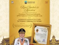 Gubernur Kaltara Raih PWI Award 2026