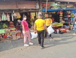 Dilaksanakan di Pasar Pagi Rantepao, Kapolres Toraja Utara Kembali Pimpin Kegiatan Green Policing