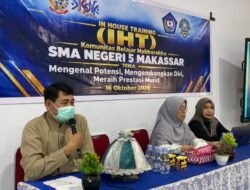 Tingkatkan Kompetensi Pendidik, Komunitas Belajar Mabbarakka SMAN 5 Makassar Gelar In House Training (IHT)