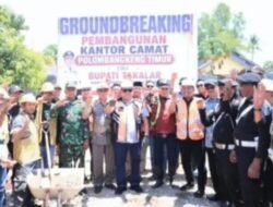 Bupati Takalar Letakkan Batu Pertama Pembangunan Kantor Kecamatan Poltim